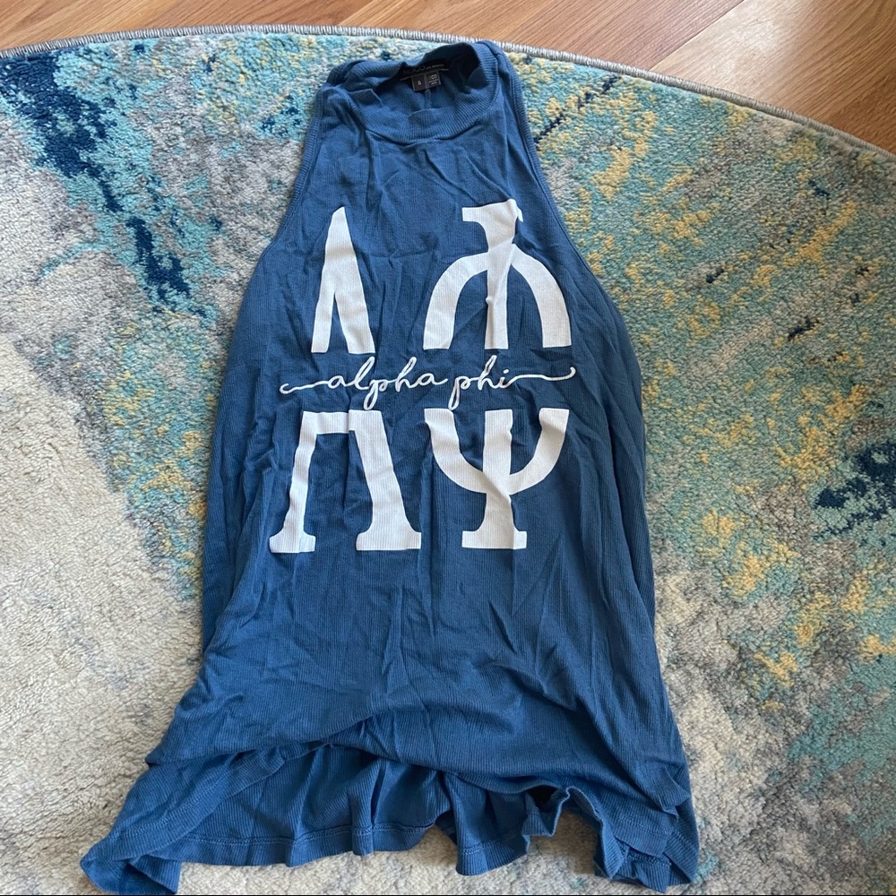 Alpha Phi flowy tank